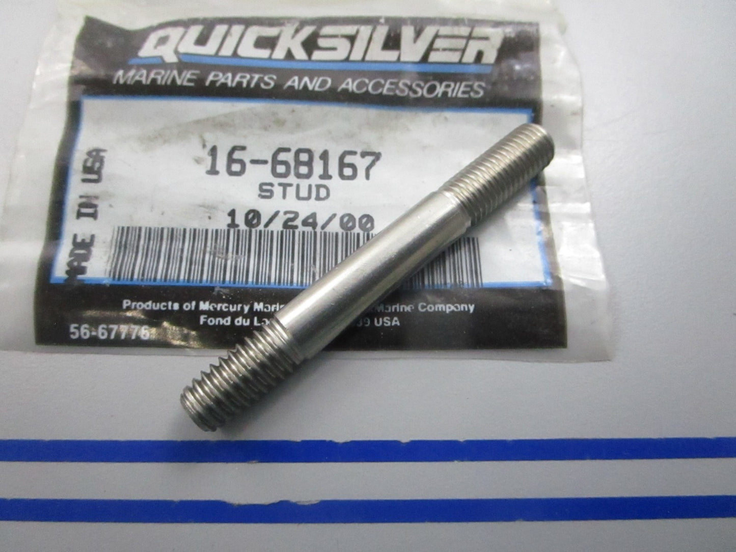NEW OEM 16-68167 Mercury Quicksilver Stud 0810