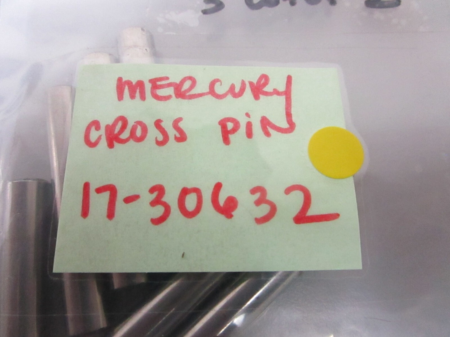*NEW OEM* (LOT OF 2) 0810 Mercury Quicksilver Cross Pin 17-30632
