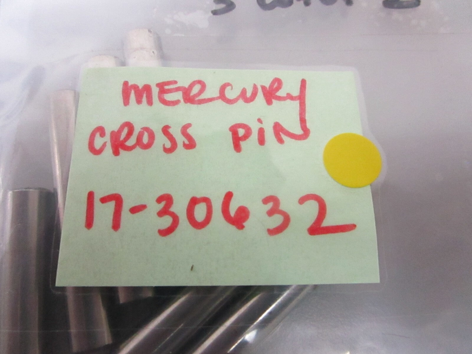 *NEW OEM* (LOT OF 2) 0810 Mercury Quicksilver Cross Pin 17-30632