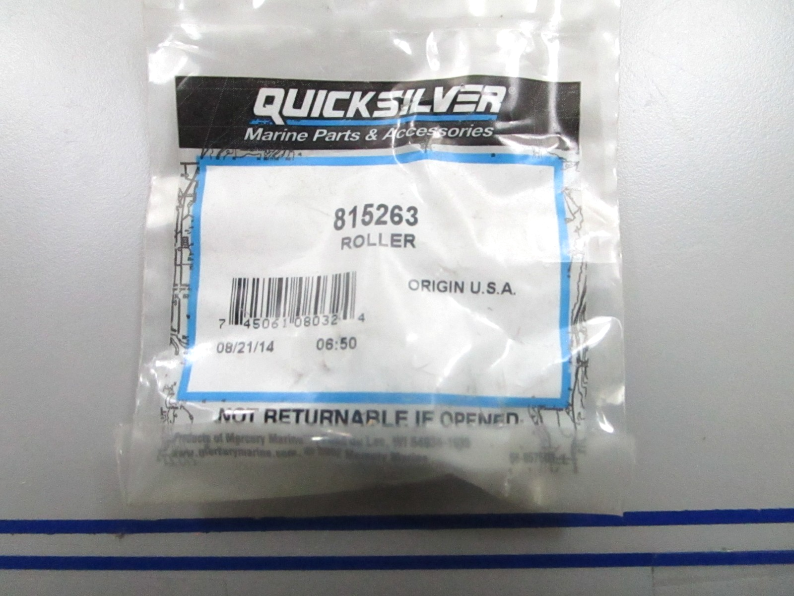 *NEW OEM* 0810 Mercury Quicksilver Roller 815263