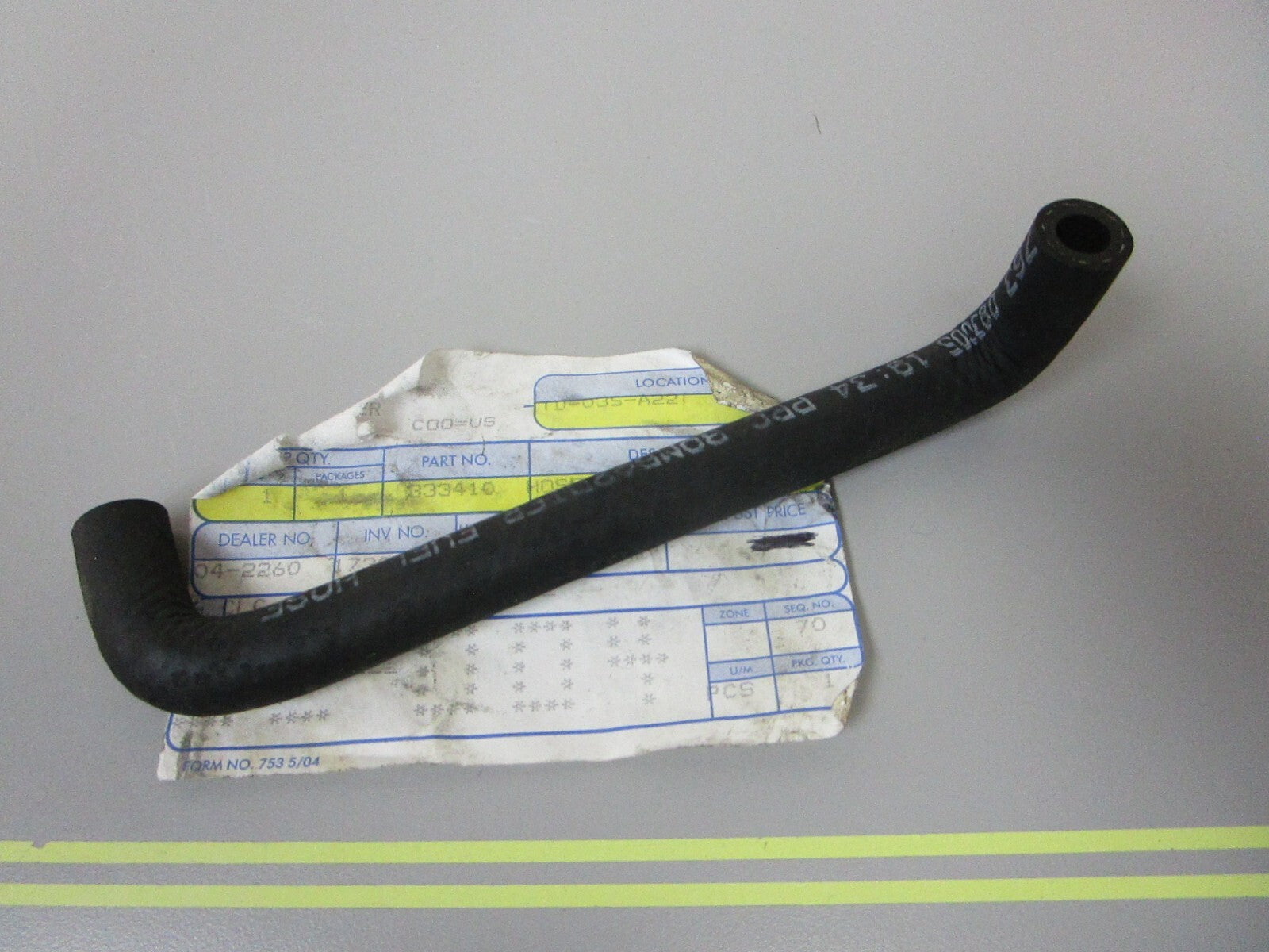 *NEW OEM* 0810 OMC Johnson Evinrude Hose 333410 0333410