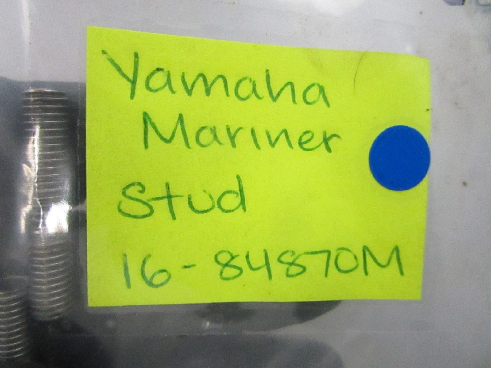 NEW OEM (LOT OF 2) 16-84870M Yamaha Mariner Stud 0810