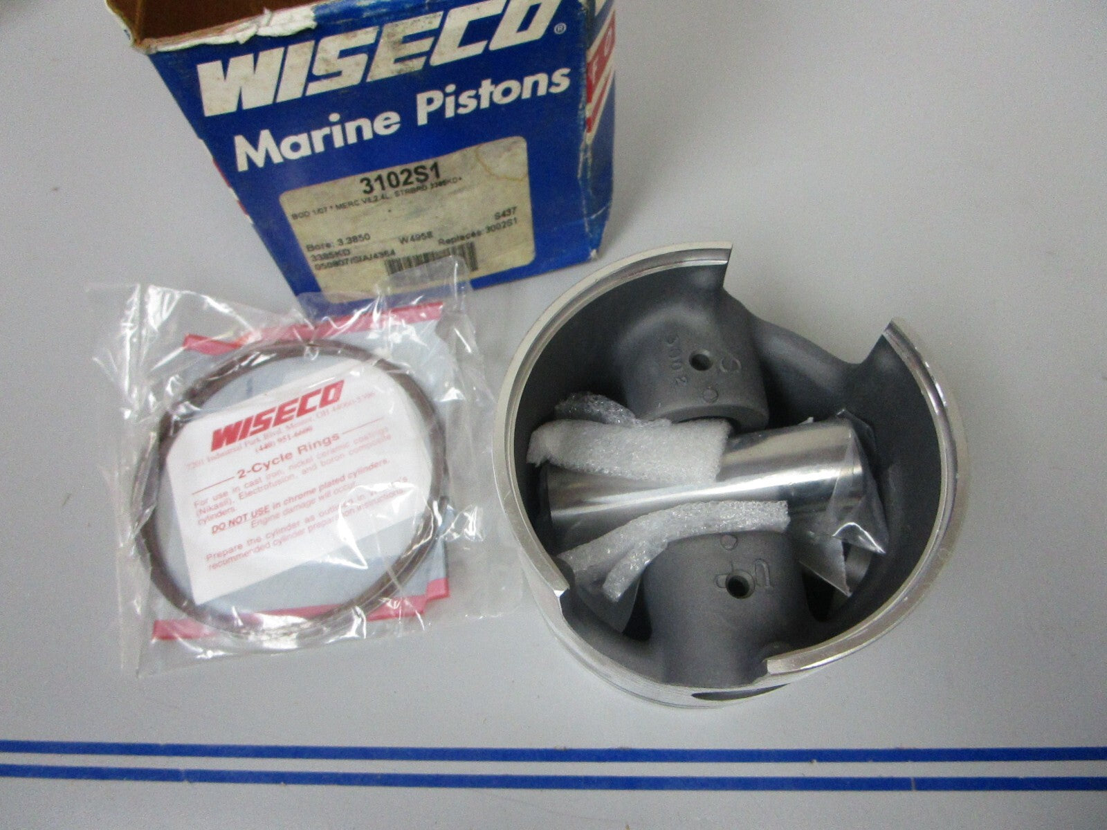 *NEW* 0720 Wiseco 3.3850 Bore Piston Assembly 3102S1