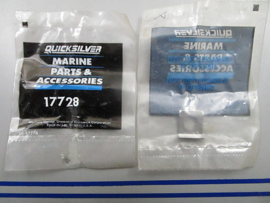 *NEW OEM* (LOT OF 2) 0810 Mercury Quicksilver Lock Tab 17728