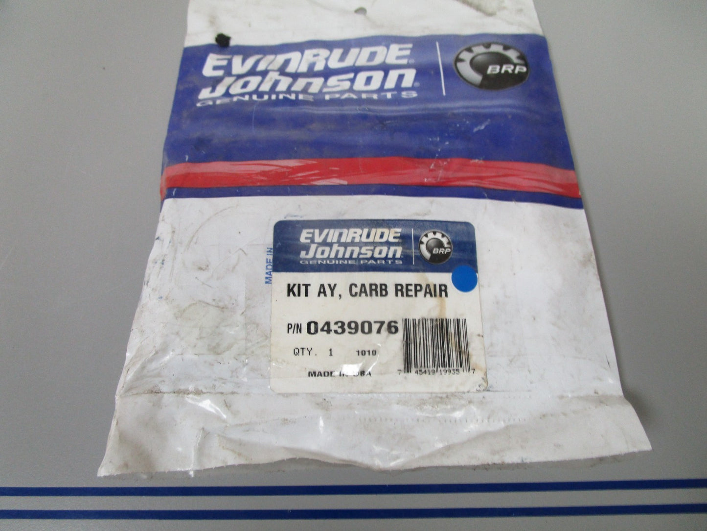 NEW OEM 439076 0439076 OMC Johnson Evinrude Carburetor Repair Kit 0720