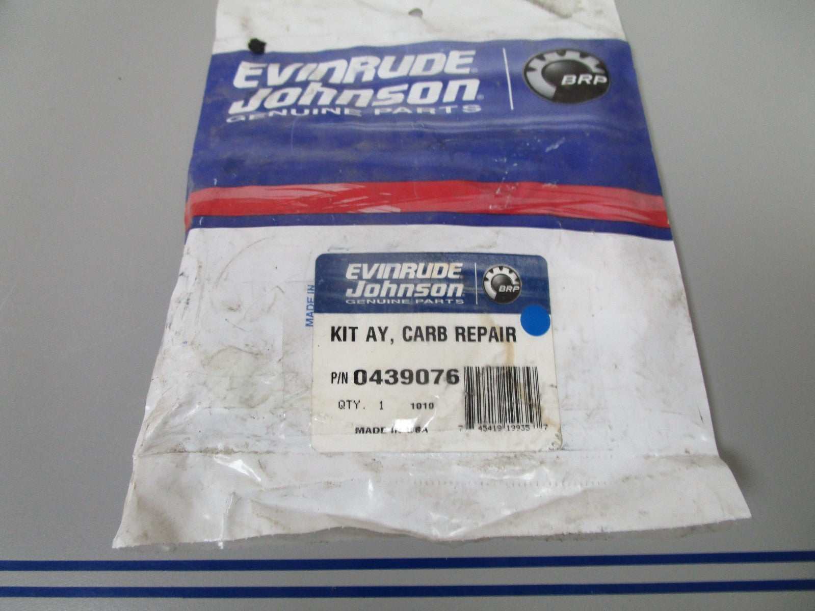 NEW OEM 439076 0439076 OMC Johnson Evinrude Carburetor Repair Kit 0720