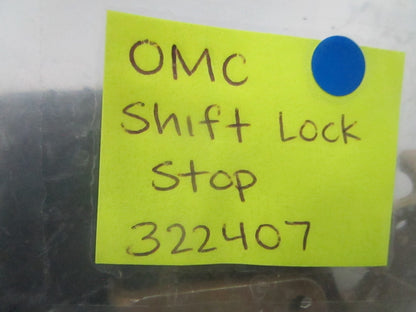 *NEW OEM* 0810 OMC Johnson Evinrude Shift Lock Stop 322407 0322407