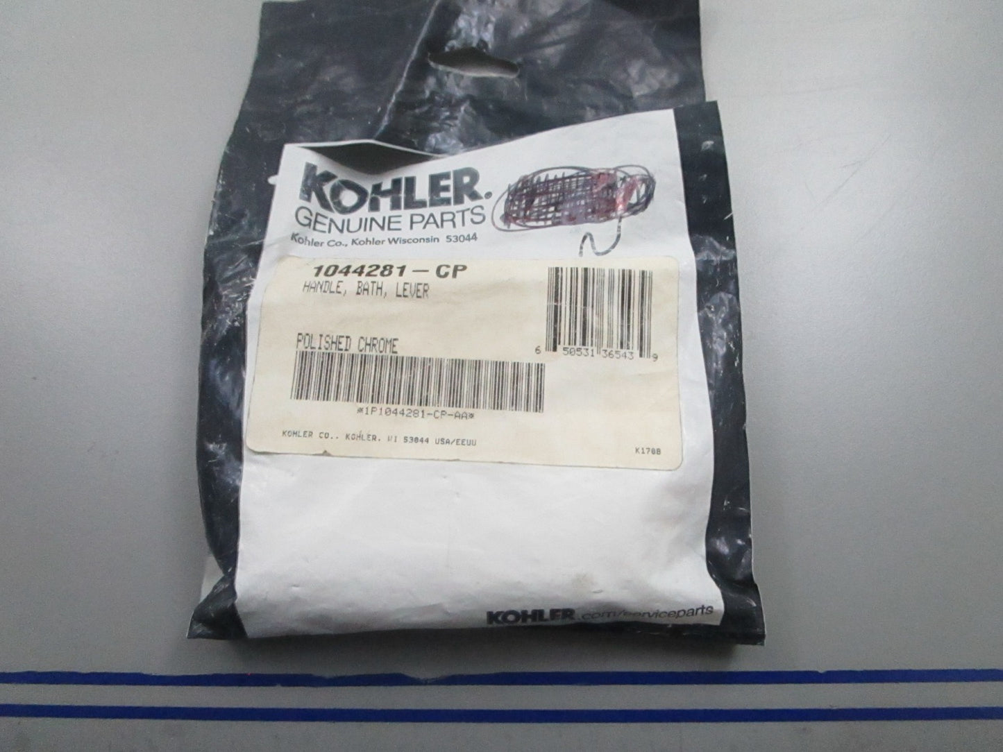 *NEW OEM* 0810 Kohler Bath Lever Handle 1044281-CP