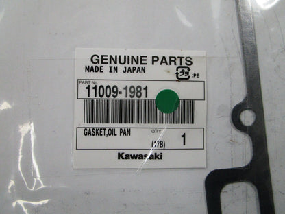 NEW OEM 11009-1981 Kawasaki Oil Pan Gasket 0810