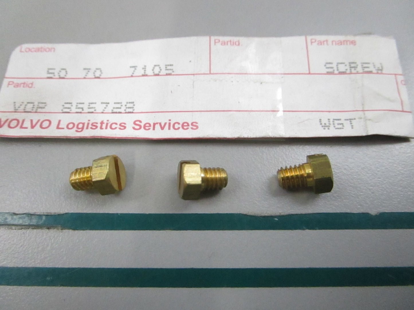 NEW OEM (LOT OF 3) 855728 Volvo Penta Screw 0810