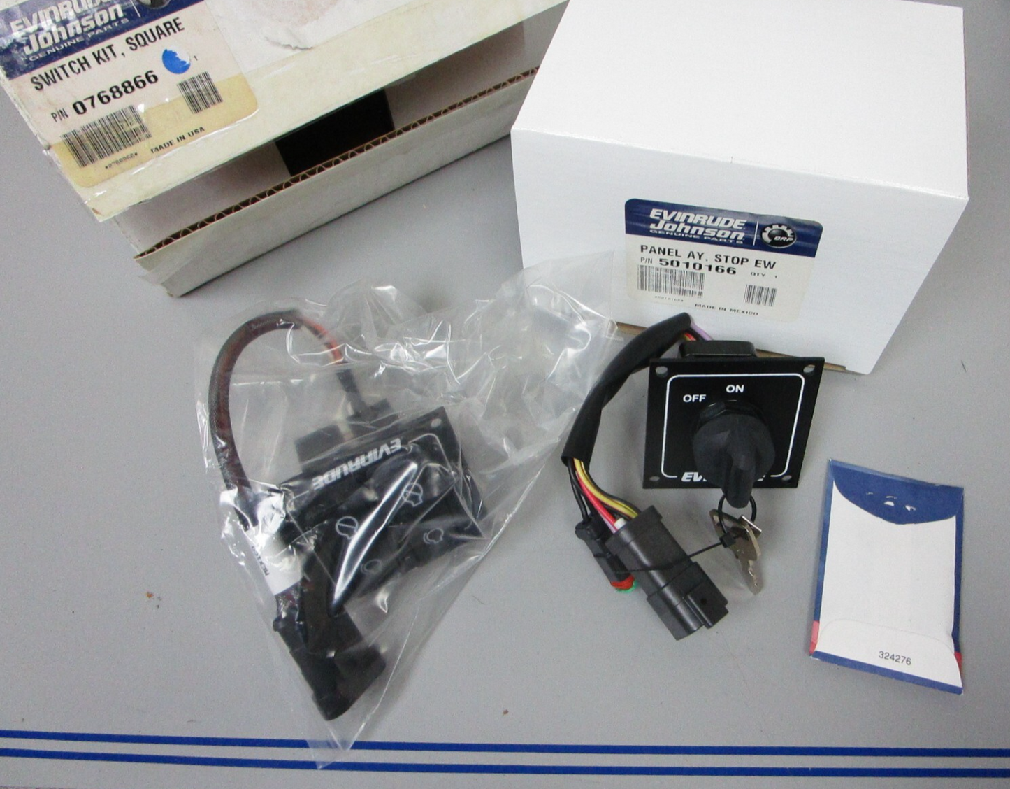 *NEW OEM* 0720 OMC Johnson Evinrude Square Switch Kit 768866 0768866