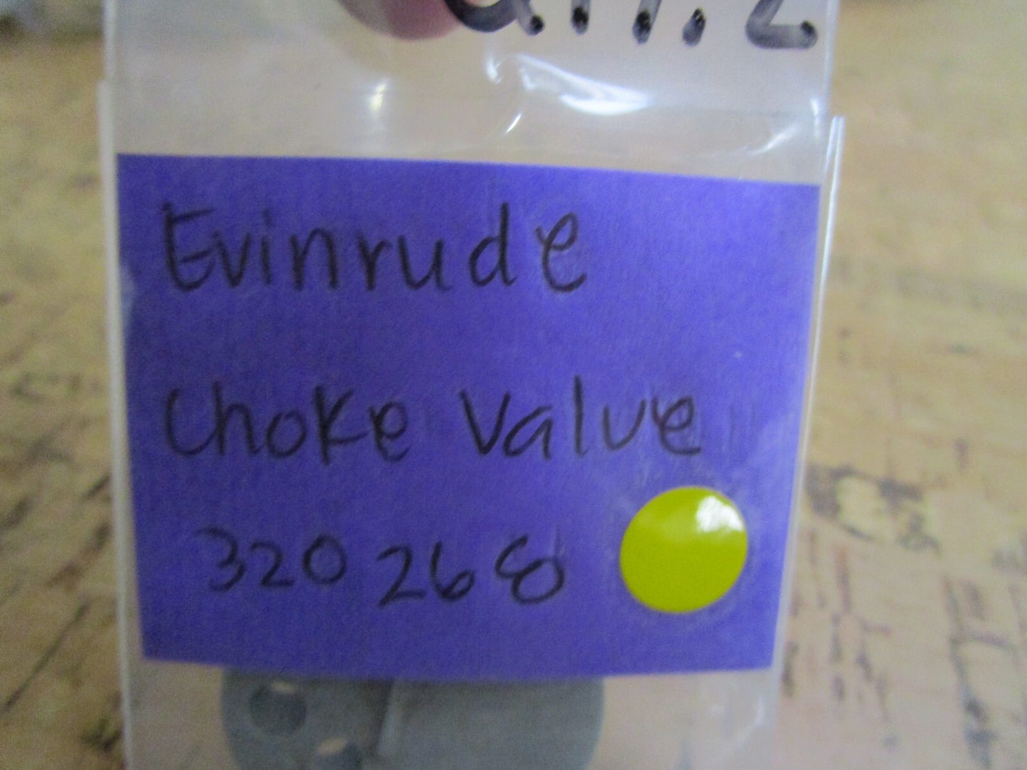 *NEW OEM* 0810 OMC Johnson Evinrude Choke Valve 320268 0320268