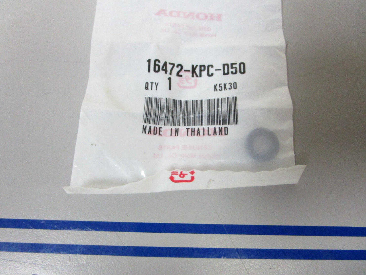 *NEW OEM* 0810 Honda Seal Ring 16472-KPC-D50