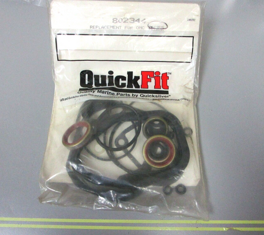 *NEW* 0720 Quick Fit Quicksilver Seal Kit 802344 Replaces: OMC Evinrude 396355