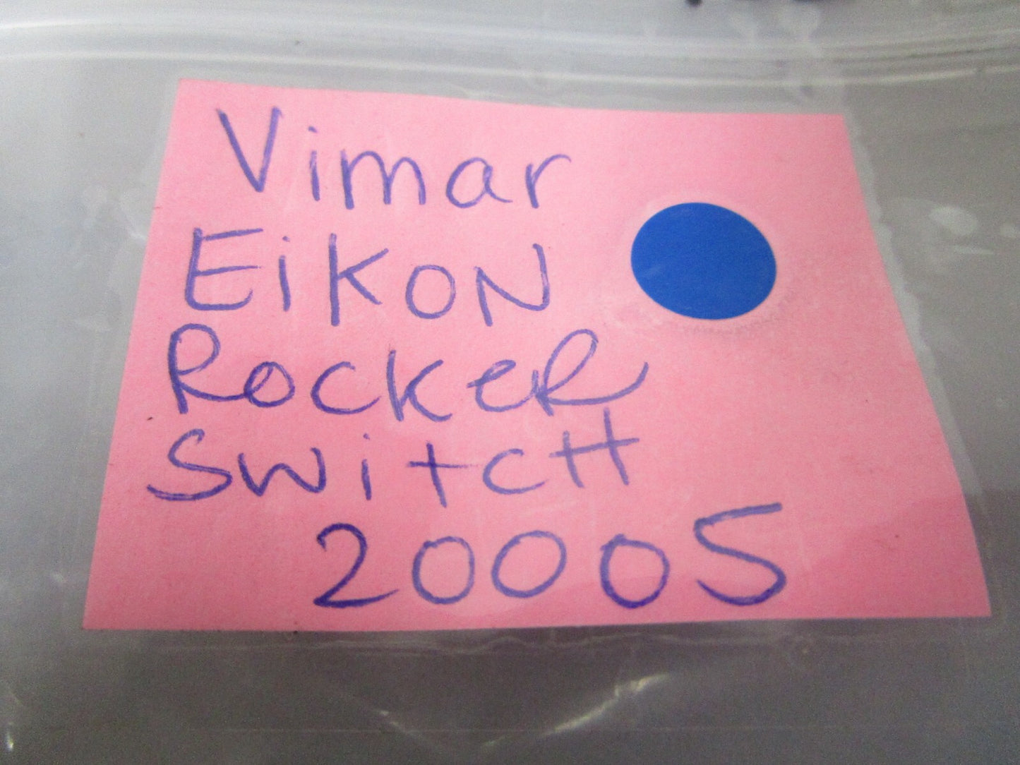 *NEW* (LOT OF 2) 0810 Vimar Eikon Rocker Switch 20005