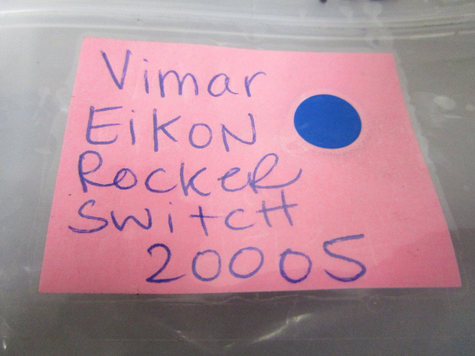 *NEW* (LOT OF 2) 0810 Vimar Eikon Rocker Switch 20005