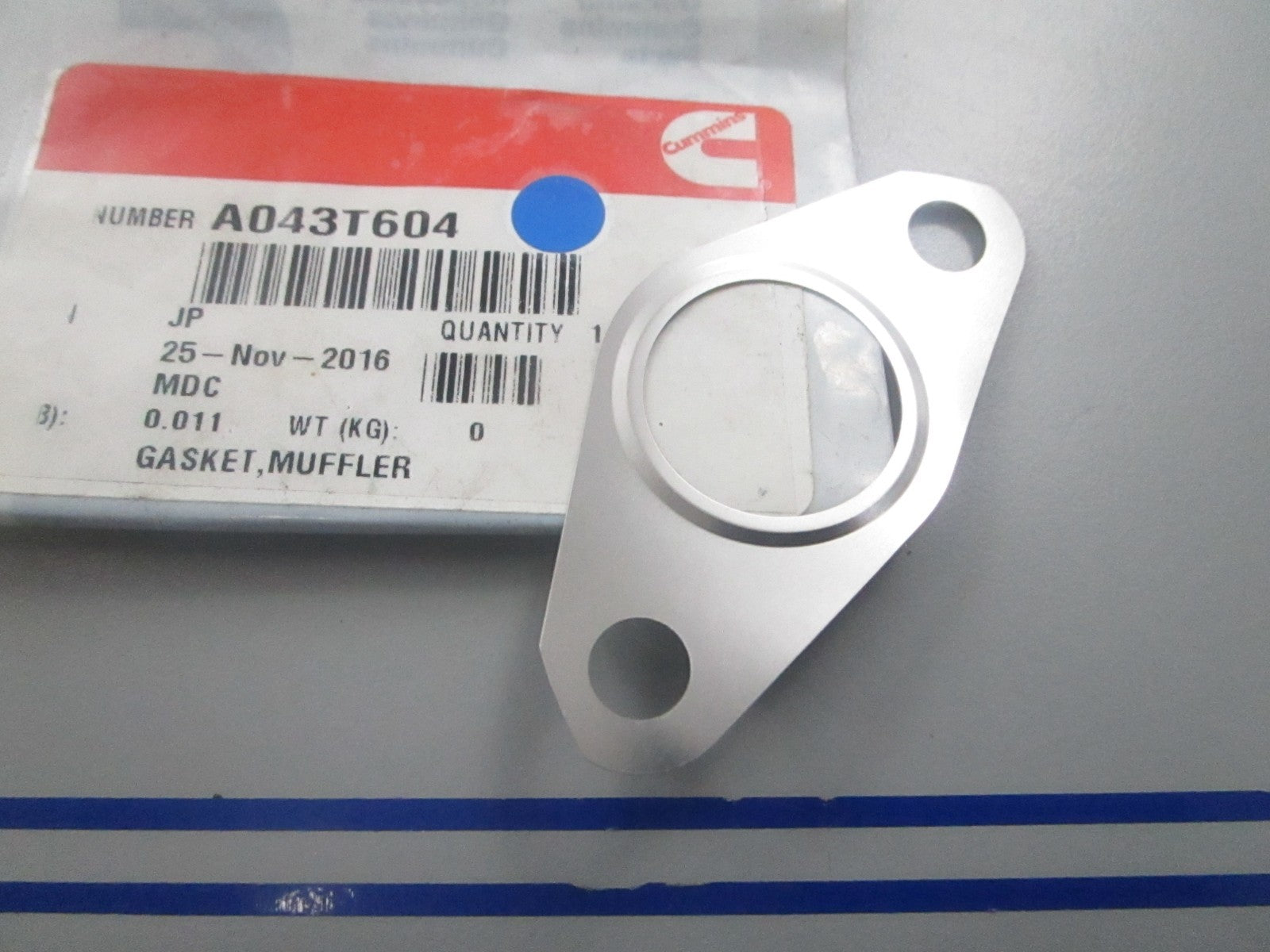 *NEW OEM* 0810 Cummins Muffler Gasket A043T604