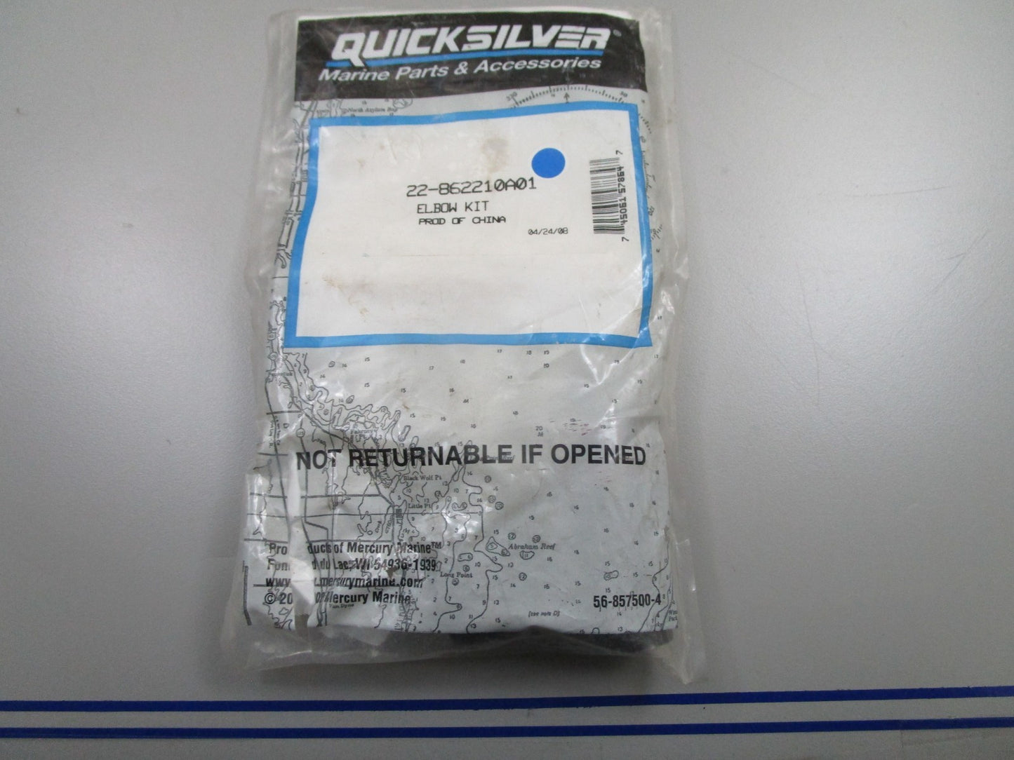 *NEW OEM* 0810 Mercury Quicksilver Elbow Kit 22-862210A01