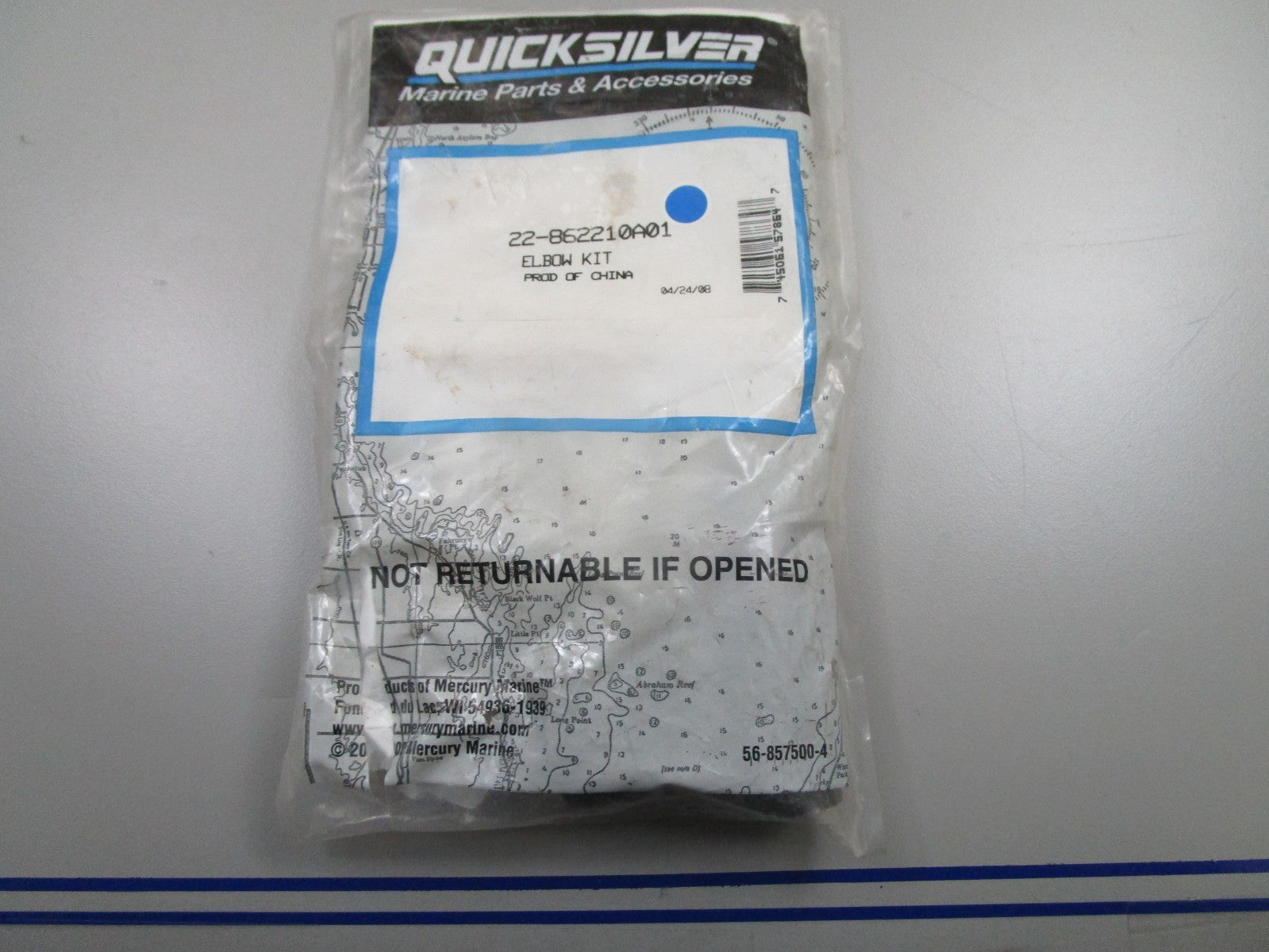 *NEW OEM* 0810 Mercury Quicksilver Elbow Kit 22-862210A01