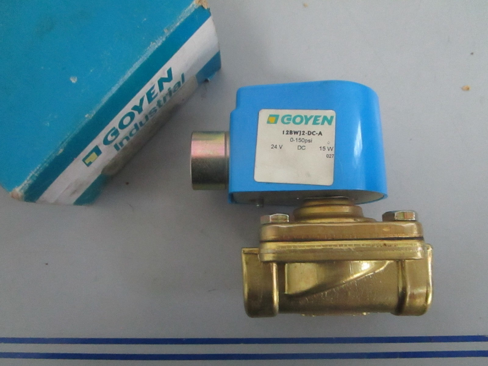 *NEW OEM* 0820 Goyen Industrial 0-150PSI 24V Solenoid Valve 12BWJ2-DC-A