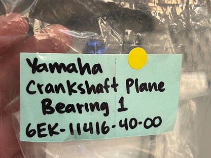 *NEW OEM* 0810 Yamaha Crankshaft Plane Bearing 1 6EK-11416-40-00