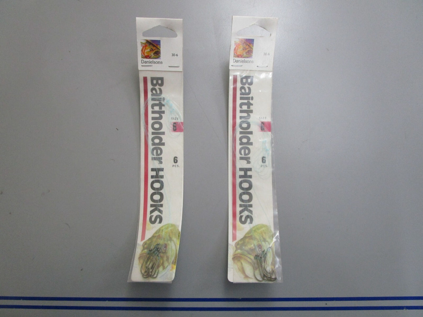 *NEW* (LOT OF 2) 0770 Danielson Size .6 Baitholder Hooks 30-6