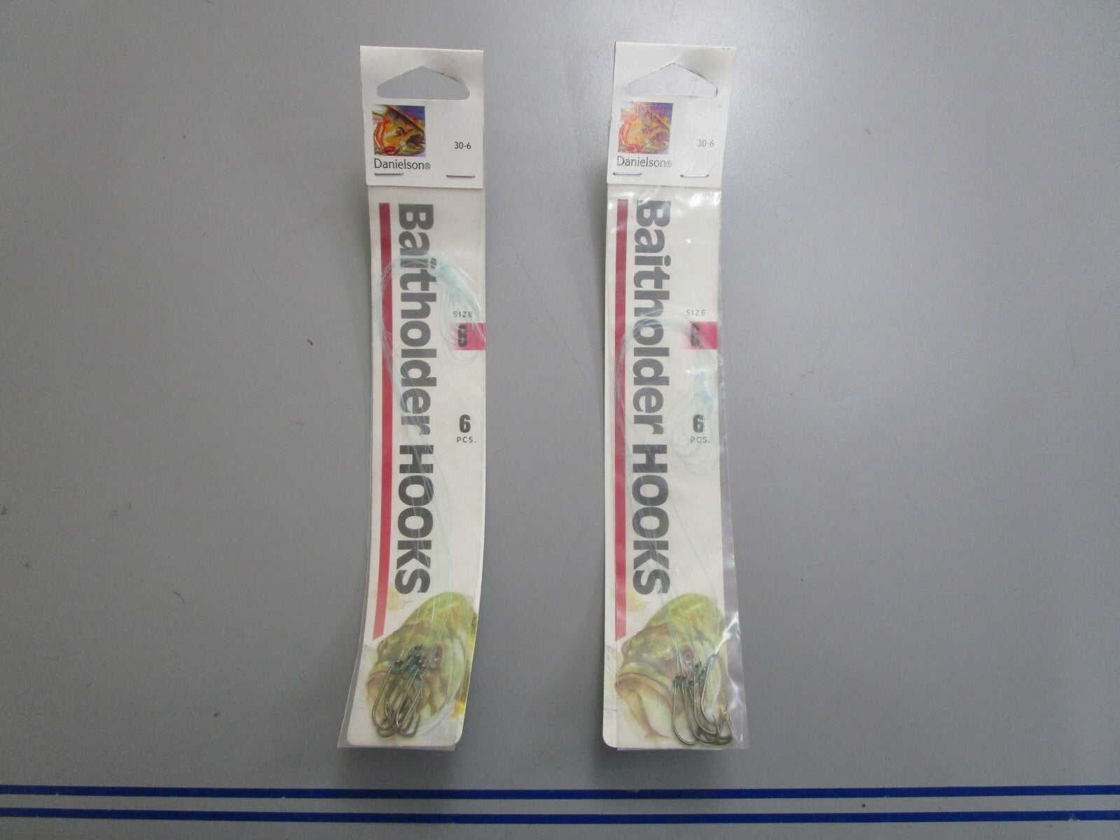 *NEW* (LOT OF 2) 0770 Danielson Size .6 Baitholder Hooks 30-6