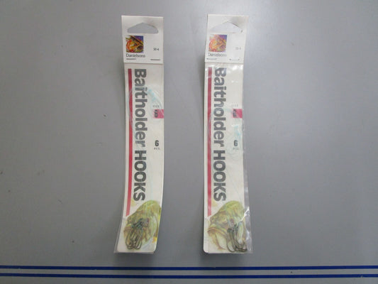 *NEW* (LOT OF 2) 0770 Danielson Size .6 Baitholder Hooks 30-6