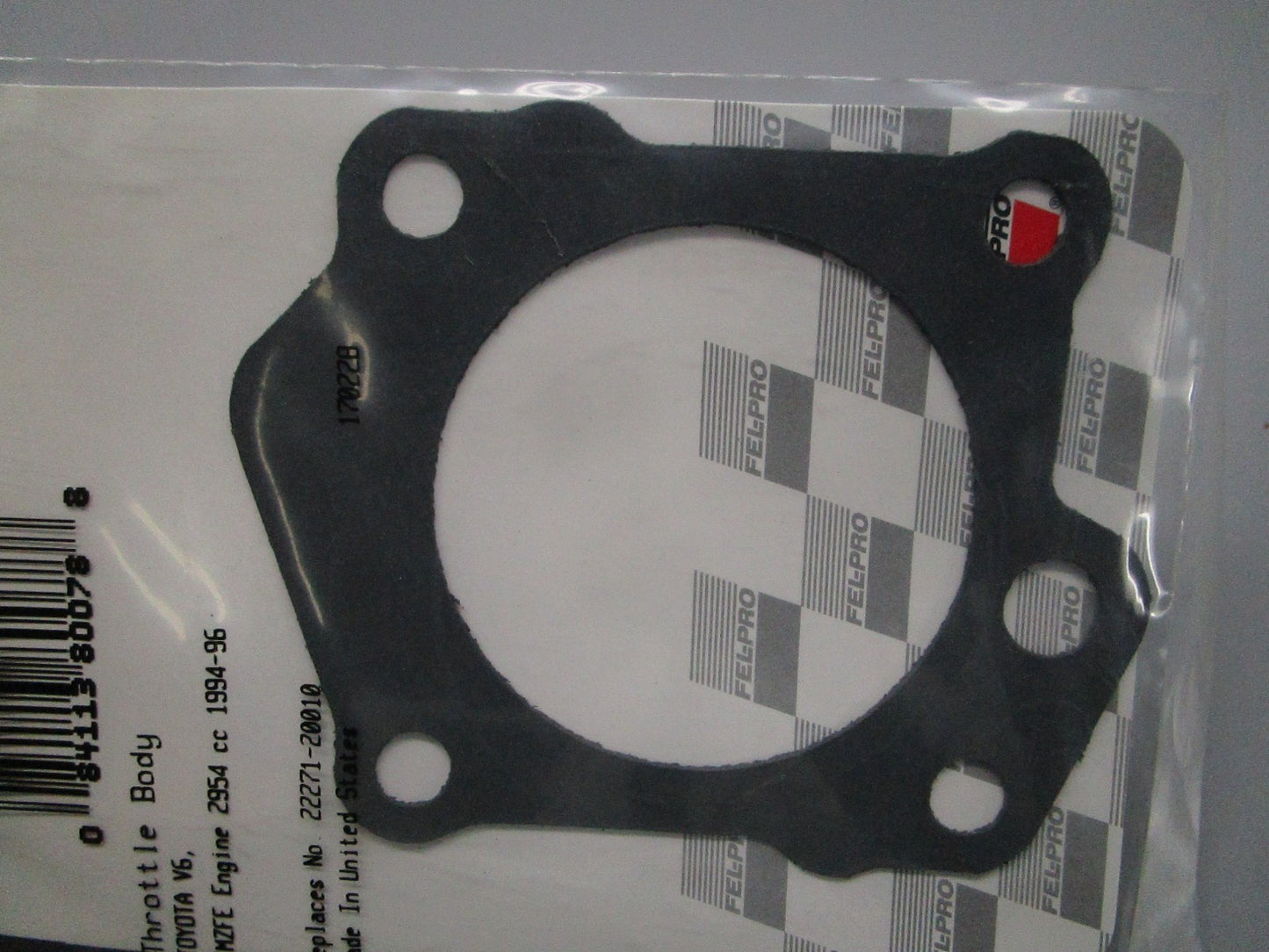 *NEW* 0810 Fel-Pro Throttle Body Gasket 61020