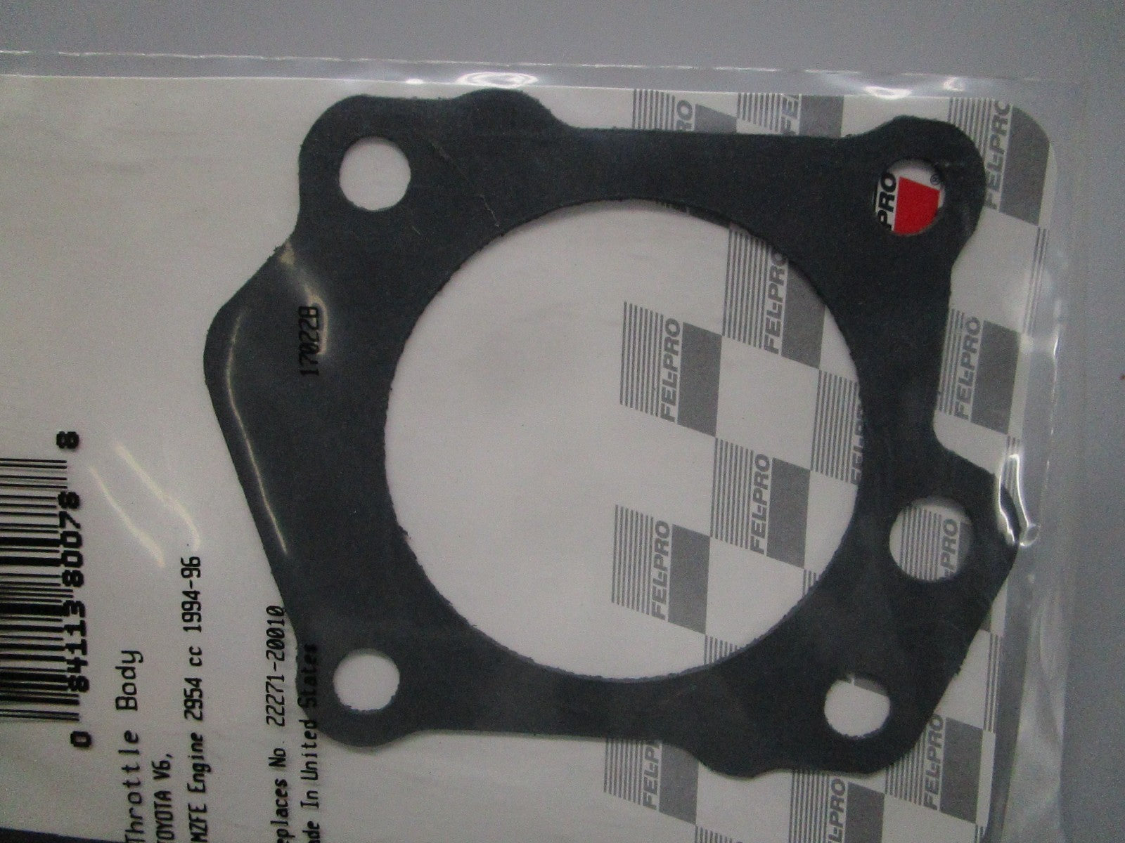 *NEW* 0810 Fel-Pro Throttle Body Gasket 61020