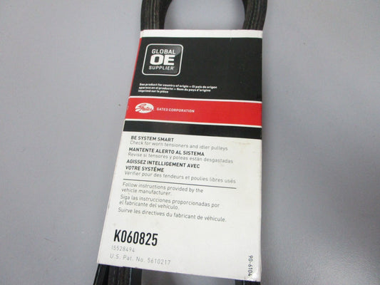 NEW K060825 Gates Micro-V 13/16" x 83 ⅛" Serpentine Belt 0720