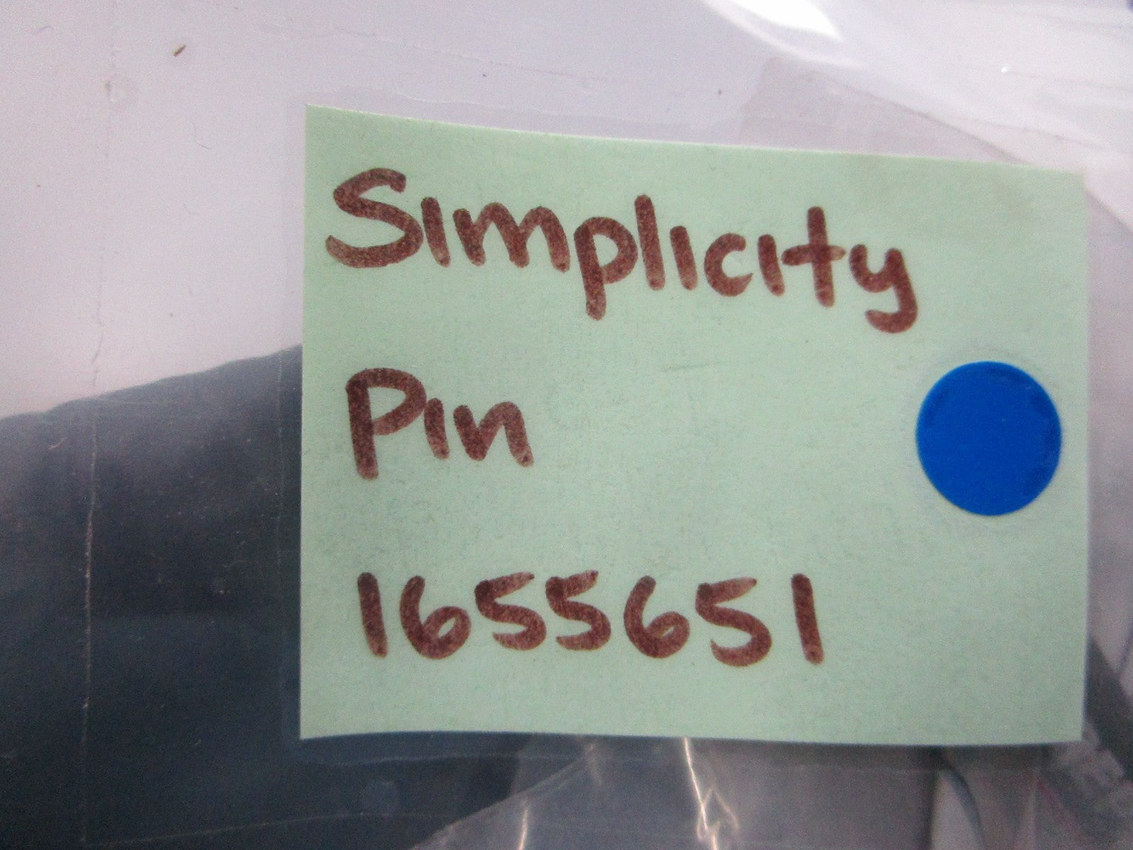 *NEW OEM* (LOT OF 2) 0810 Simplicity Pin 1655651