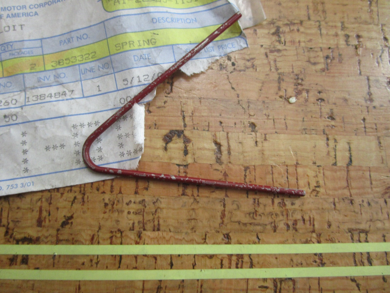 *NEW OEM* 0810 OMC Johnson Evinrude Spring 3853322