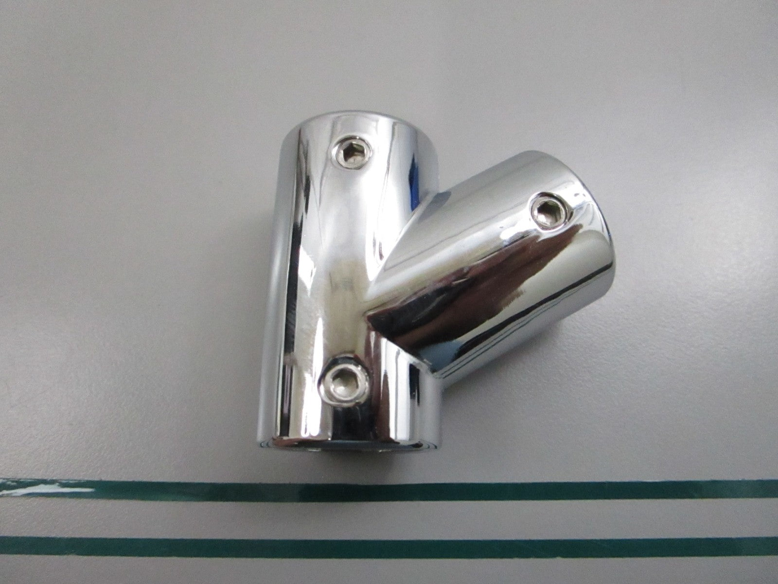 Sea-Dog NEW Chrome 60 Degree Rail Tee Right Hand 7/8" Zinc 296260-1 Marine 0810
