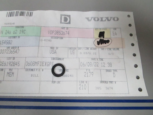 *NEW OEM* 0810 Volvo Penta O-Ring 3853674