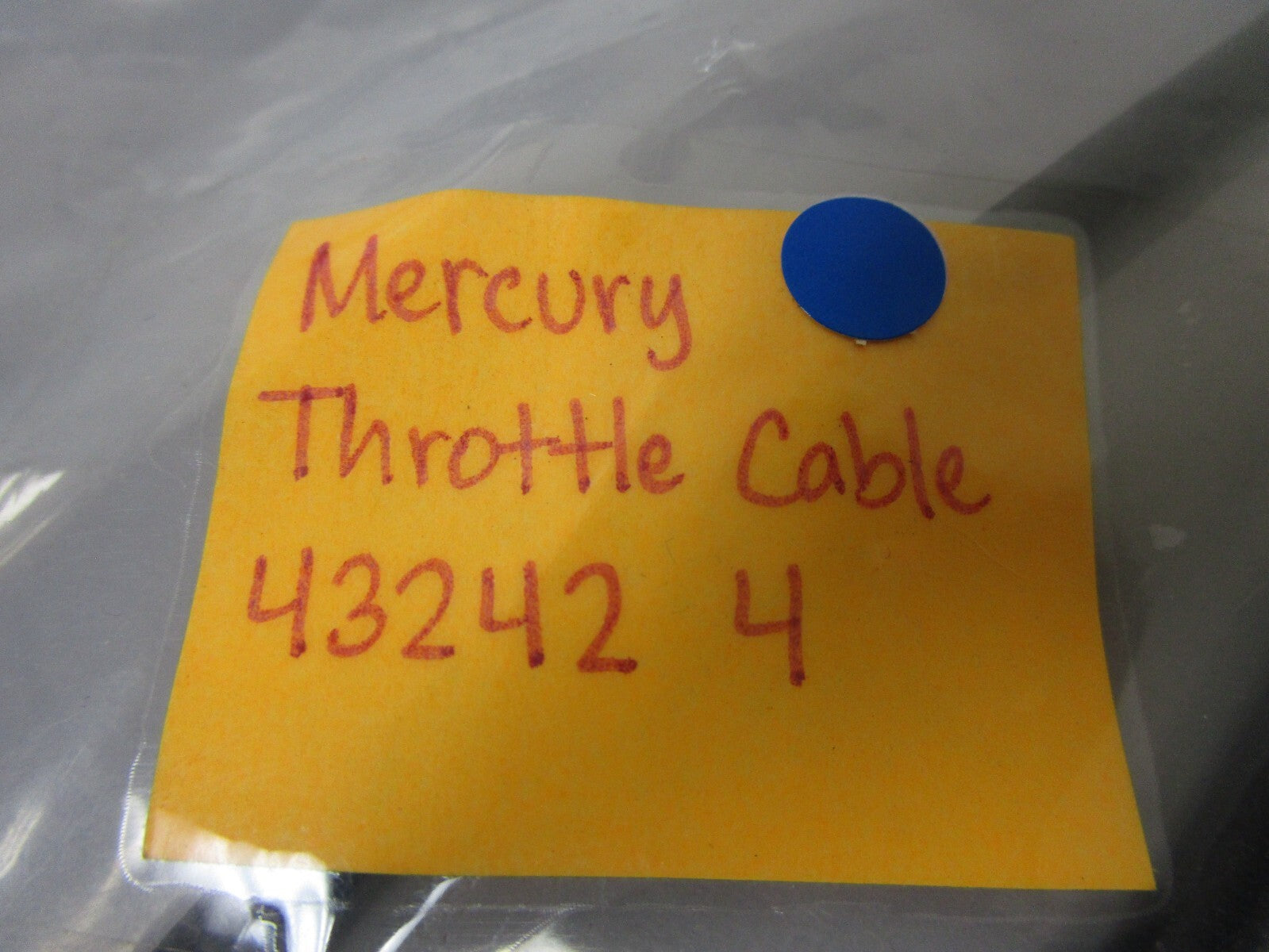 *NEW OEM* 0720 Mercury Quicksilver Throttle Cable 43242 4