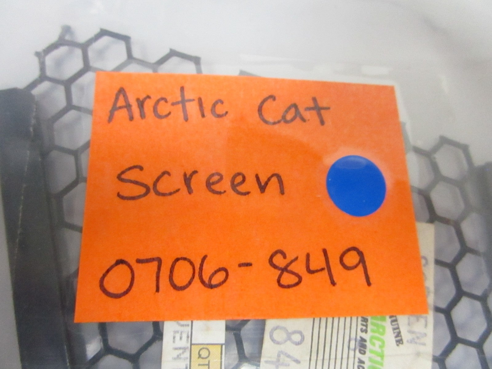 *NEW OEM* 0810 Arctic Cat Screen 0706-849