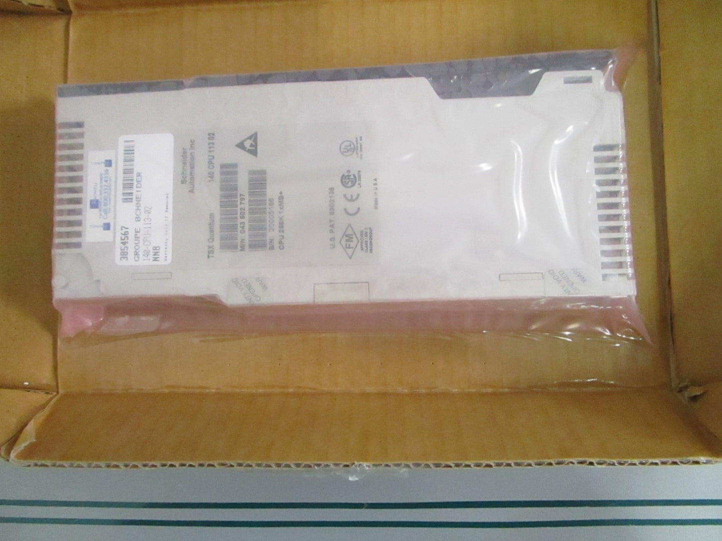 Schneider 140CPU11302 Modicon Quantum CPU Processor 80186 20MHz NEW OEM 0820