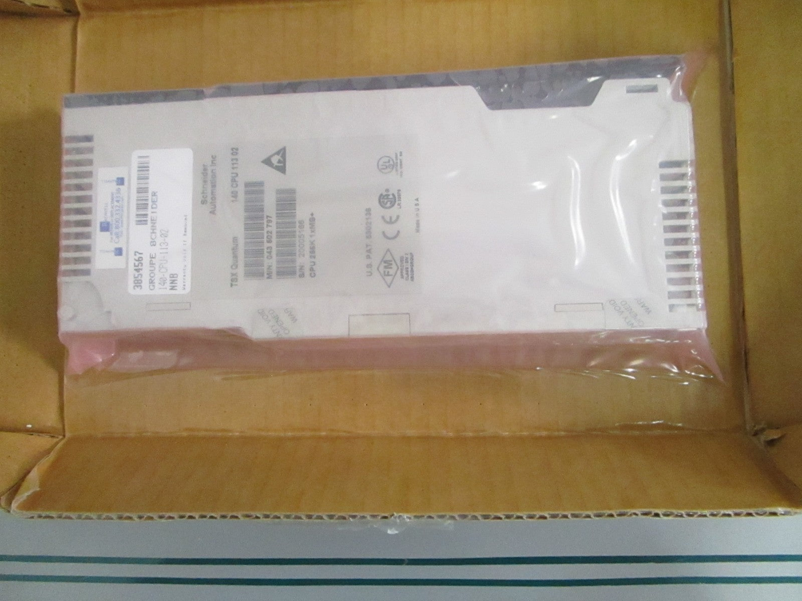 Schneider 140CPU11302 Modicon Quantum CPU Processor 80186 20MHz NEW OEM 0820