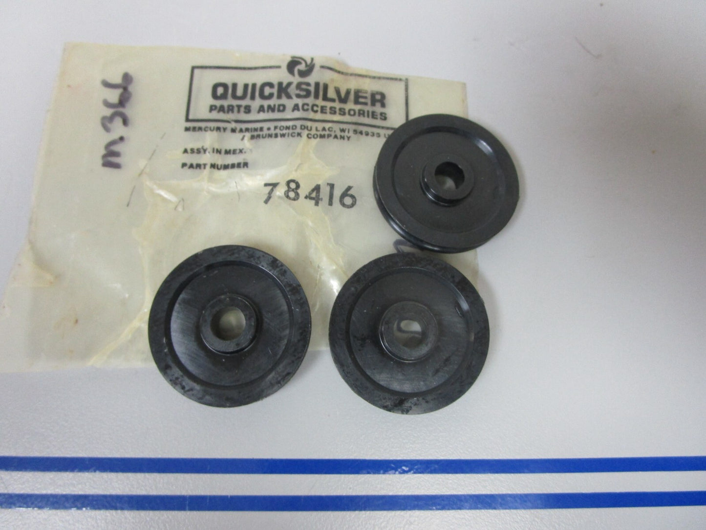 *NEW OEM* (LOT OF 3) 0810 Mercury Quicksilver Pulley 78416