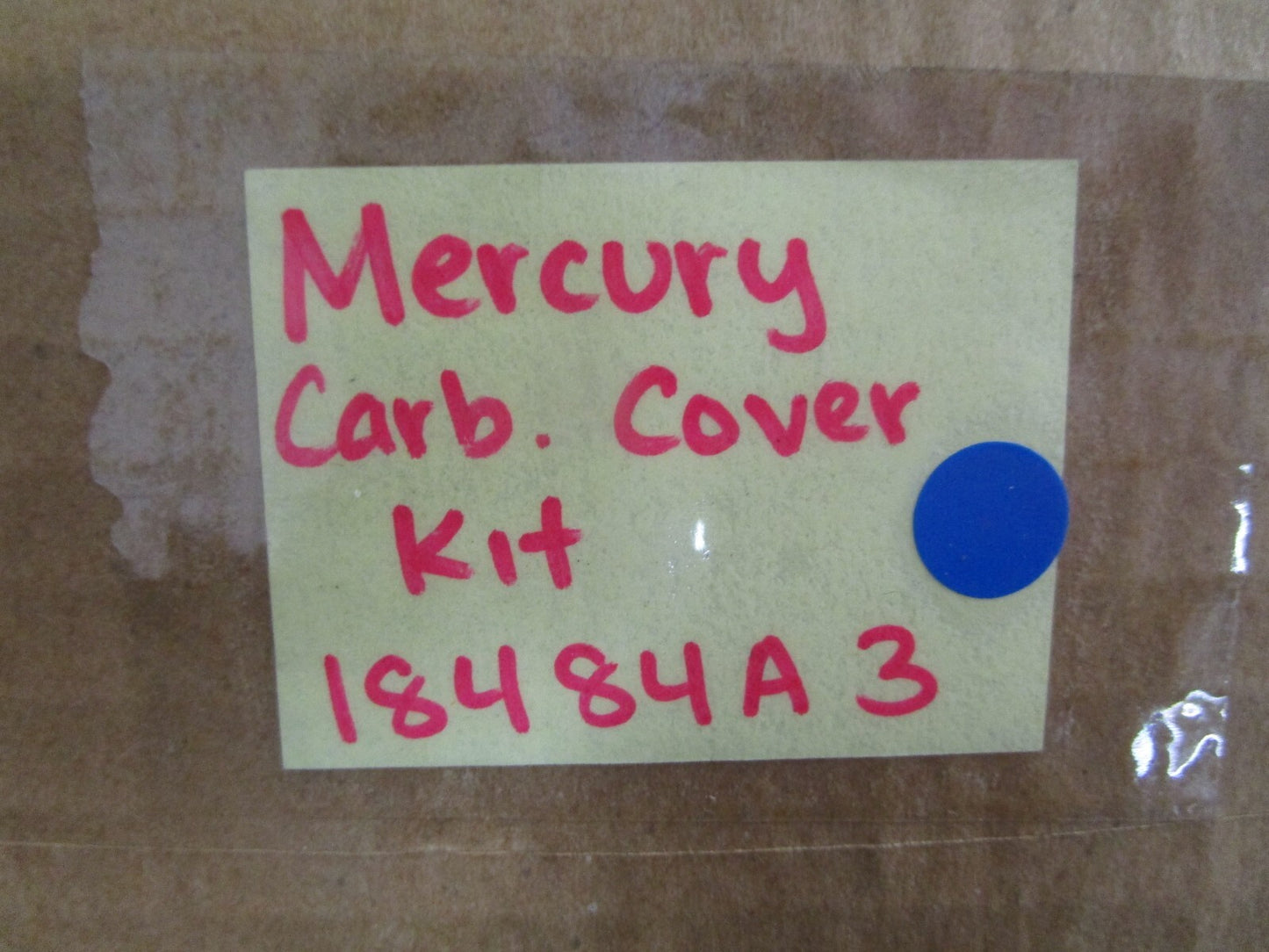 *NEW OEM* 0820 Mercury Quicksilver Carburetor Cover Kit 18484A3