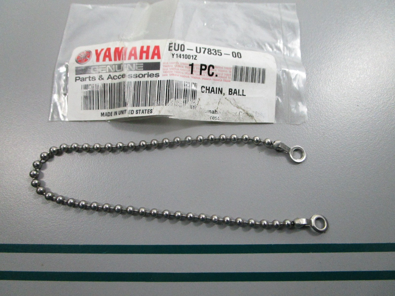 NEW OEM EU0-U7835-00-00 Yamaha Oil Cap Chain 0810