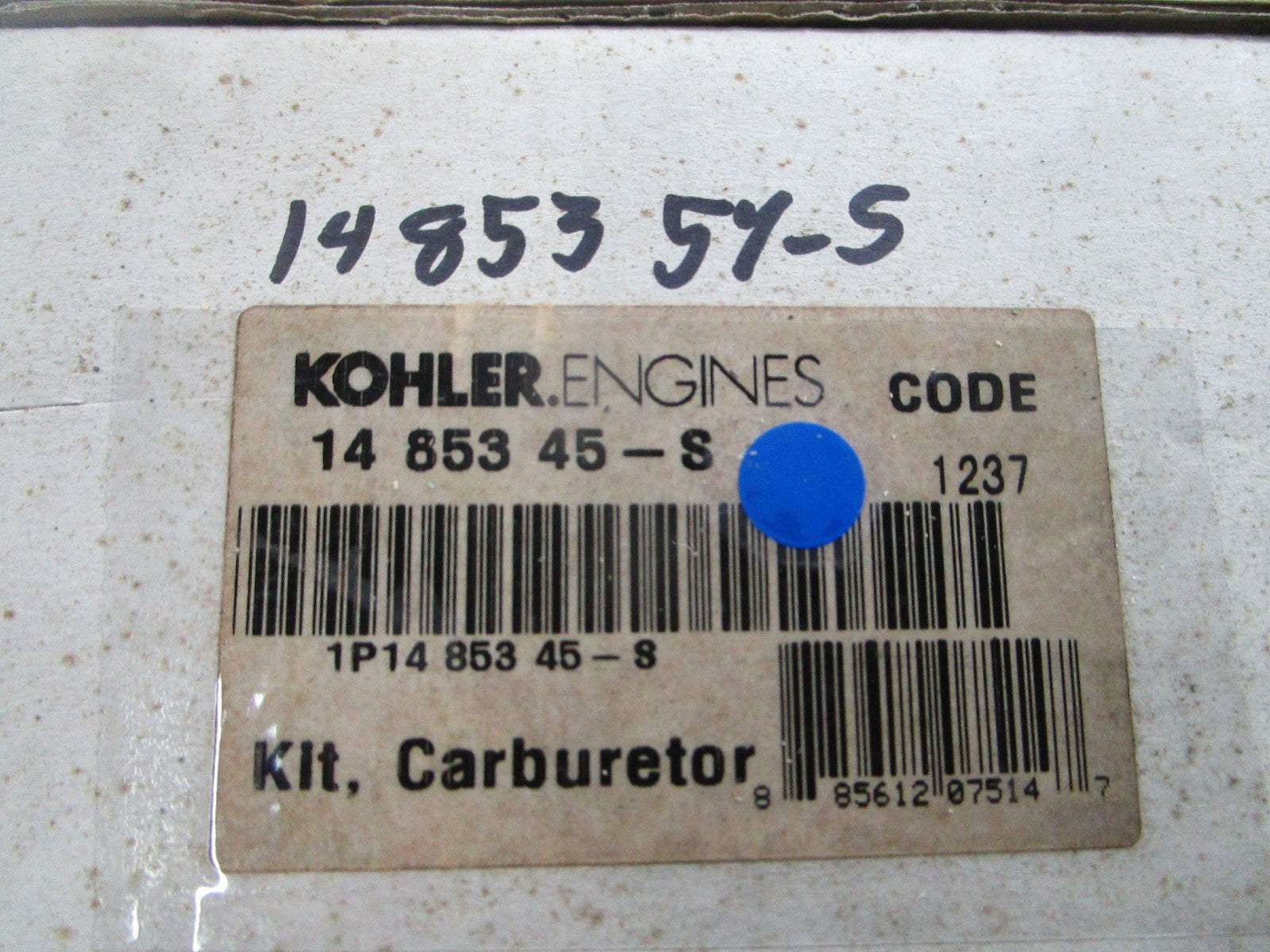 *NEW OEM* 0810 Kohler Carburetor Kit 1485354-5