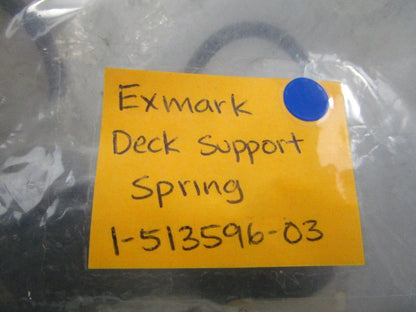 NEW OEM 1-513596-03 Exmark Deck Support Spring 0810