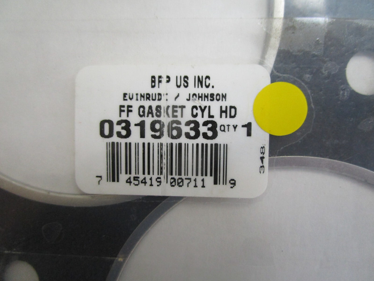 *NEW OEM* 0820 OMC Johnson Evinrude Gasket 319633 0319633