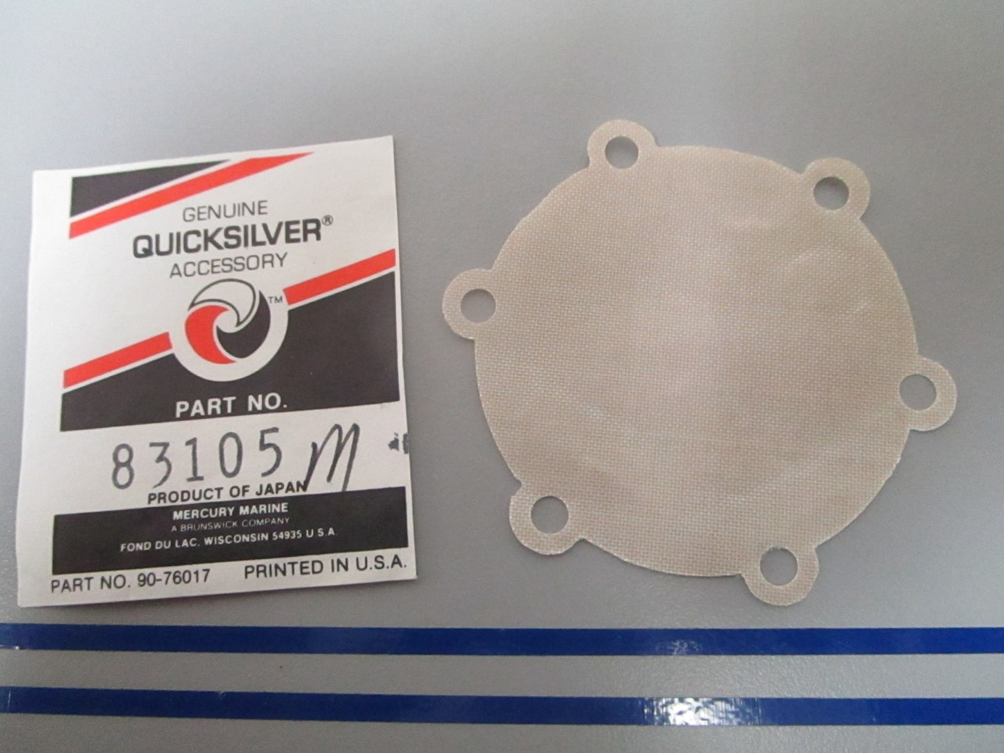 NEW OEM 83105M Mercury Quicksilver Diaphragm 0810