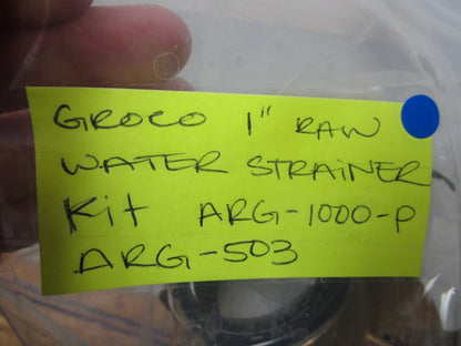 *NEW* 0720 Groco 1" Raw Water Strainer Kit ARG-1000-P ARG-503