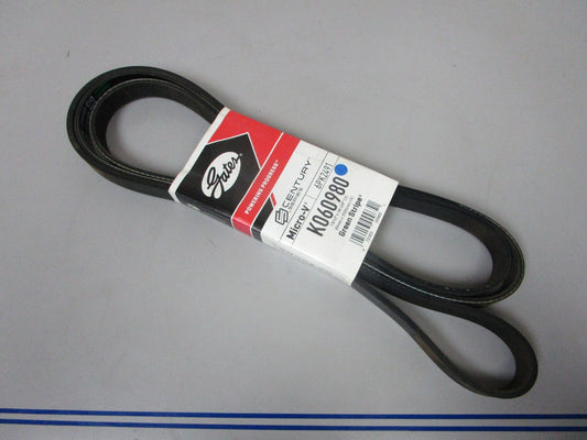 NEW K060980 Gates Micro-V Green Stripe 13/16" x 98 ⅝" Serpentine Belt 0720