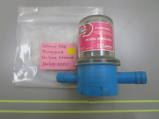 *NEW* 0810 Jabsco Pumpgard In-Line Strainer 36400-0000