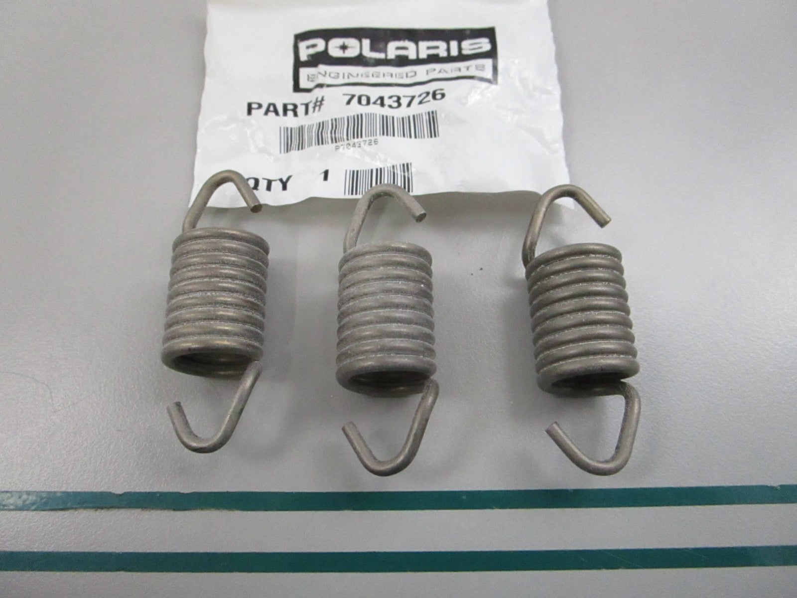NEW OEM (LOT OF 3) 7043726 Polaris Exhaust Spring 0810